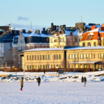 Finlande sous la neige à noël